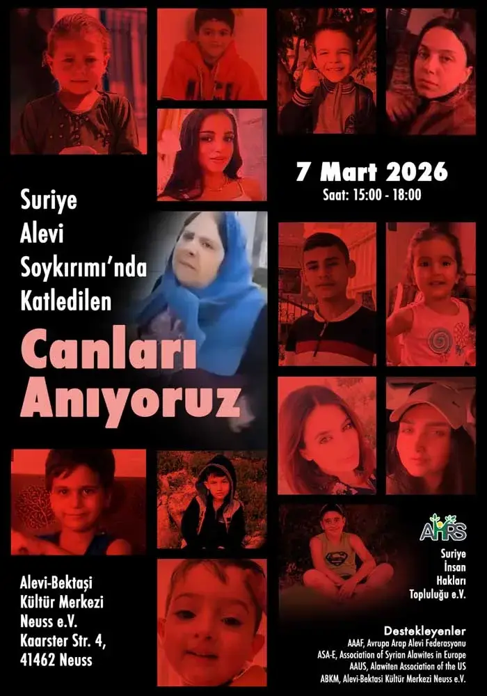 Neuss’ta Suriye Alevileriyle Dayanışma Etkinliği