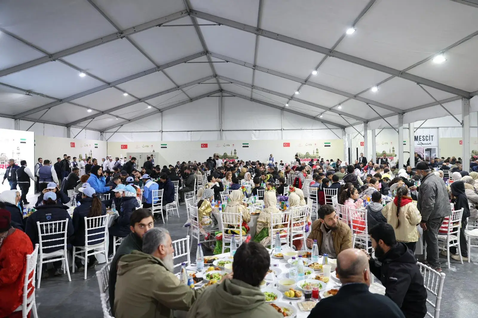 YTB’den Bayırbucak Türkmenlerine 500 Kişilik Kardeşlik İftarı