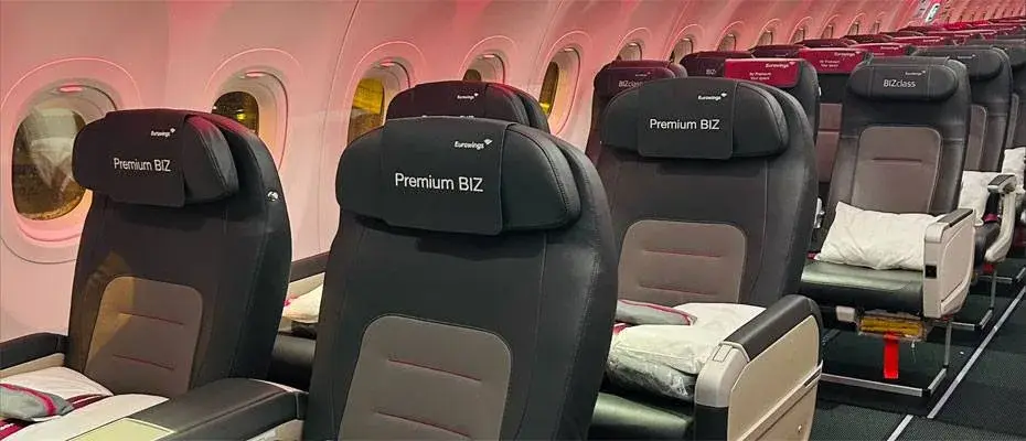 Eurowings orta menzilde Premium koltuk düzenine geçiyor