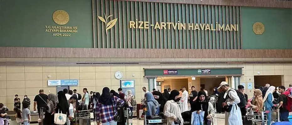 Rize-Artvin Havalimanı yolcu sayısını artırdı