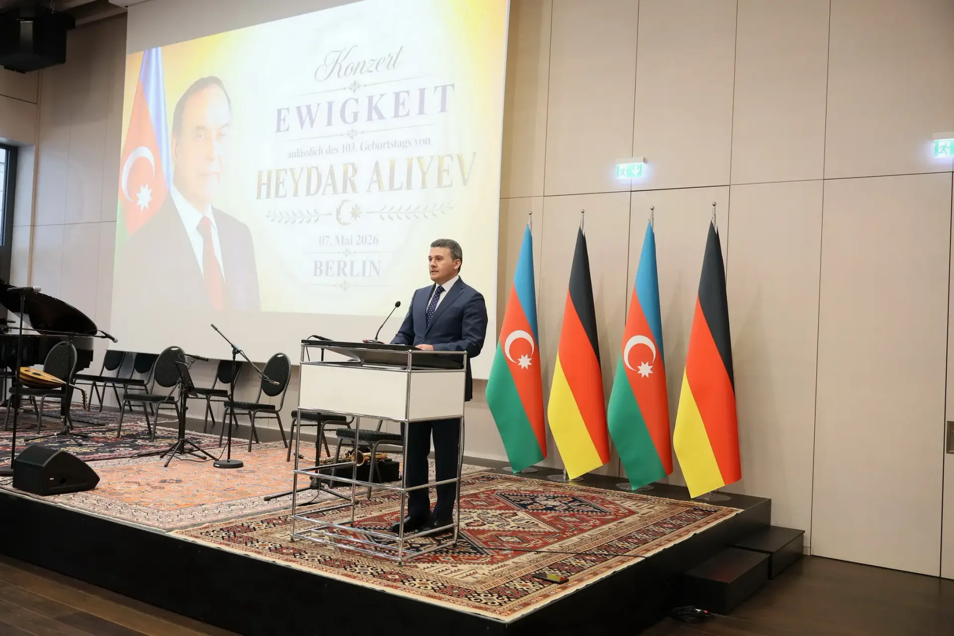 Berlin’de Heydar Aliyev Anısına “Ebediyet” Konseri Düzenlendi