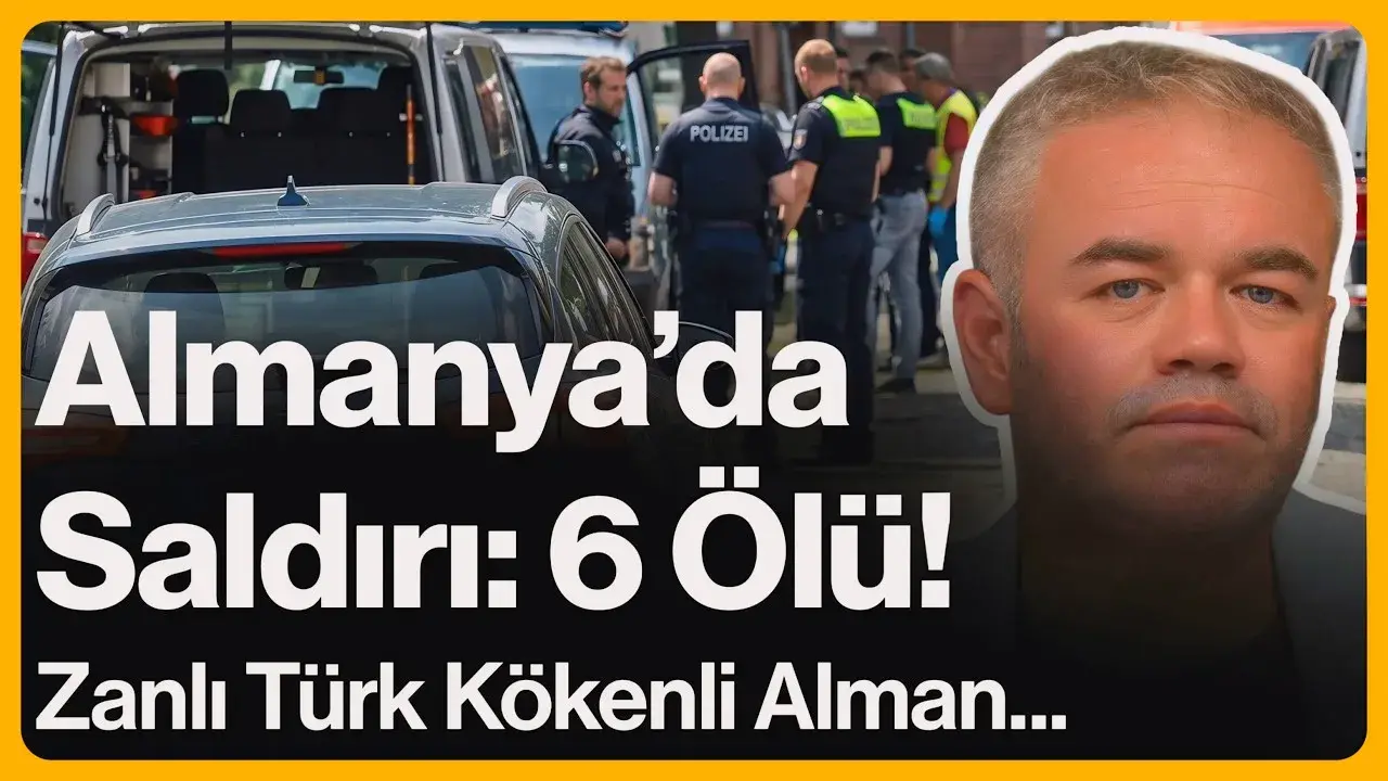 Almanya’da Saldırı: 6 Ölü! Zanlı Türk Kökenli Alman…